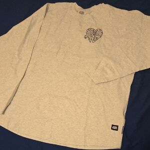 Star Wars Gray Millennium Falcon Long Sleeve Shirt